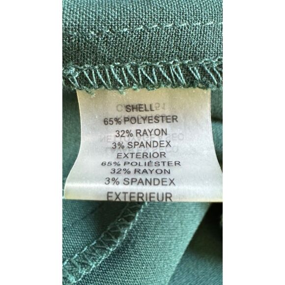 VINCE CAMUTO GREEN OFF THE SHOULDER BODY CON RUCHED DRESS SIZE 6 NWT $148 - Picture 14 of 16